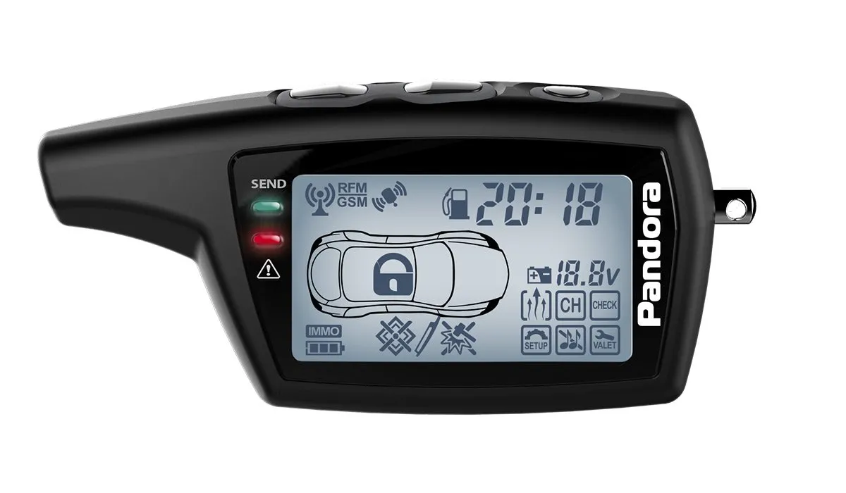 Брелок LCD DXL 079 black